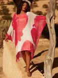 Live Unlimited Curve Floral Maxi Kaftan, Pink