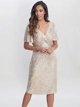 【海外限定】GinaBacconiドレス☆Jodie Asymmetric Dress, Jade Gina Bacconi Jodie Asymmetric Dress, Jade