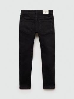 Mango Kids' Denim Skinny Jeans, Open Grey - view 2, Open Grey