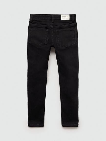 Mango Kids' Denim Skinny Jeans, Open Grey - view 2, Open Grey