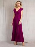 Alie Street Sophia Maxi Dress, Plum Wine