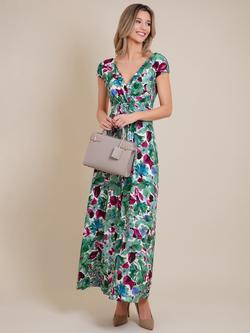 Alie Street Petite Sophia Floral Dress, Paradise Green - view 2, Paradise Green