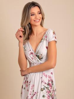 Alie Street Petite Sophia Floral Dress, Petal Pink - view 2, Petal Pink