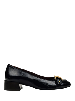 Linden Gardens Leather Stirrup Courts, Black