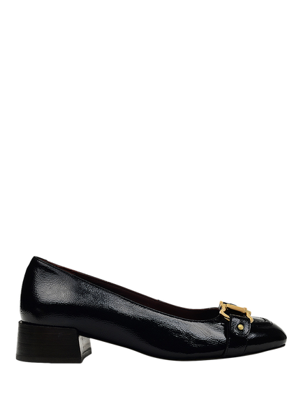 Linden Gardens Leather Stirrup Courts, Black