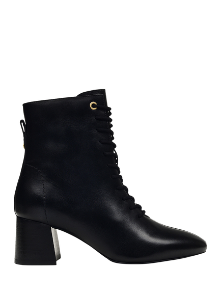 Radley Victoria Terrace 2.0 Leather Lace-Up Ankle Boots, Black