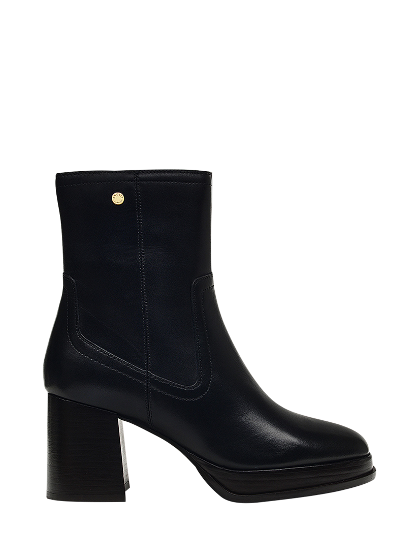 Radley Felsham Place Leather Platform Boots Black