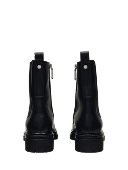 Radley Durham Place Leather Longline Chelsea Boots, Black - view 2, Black