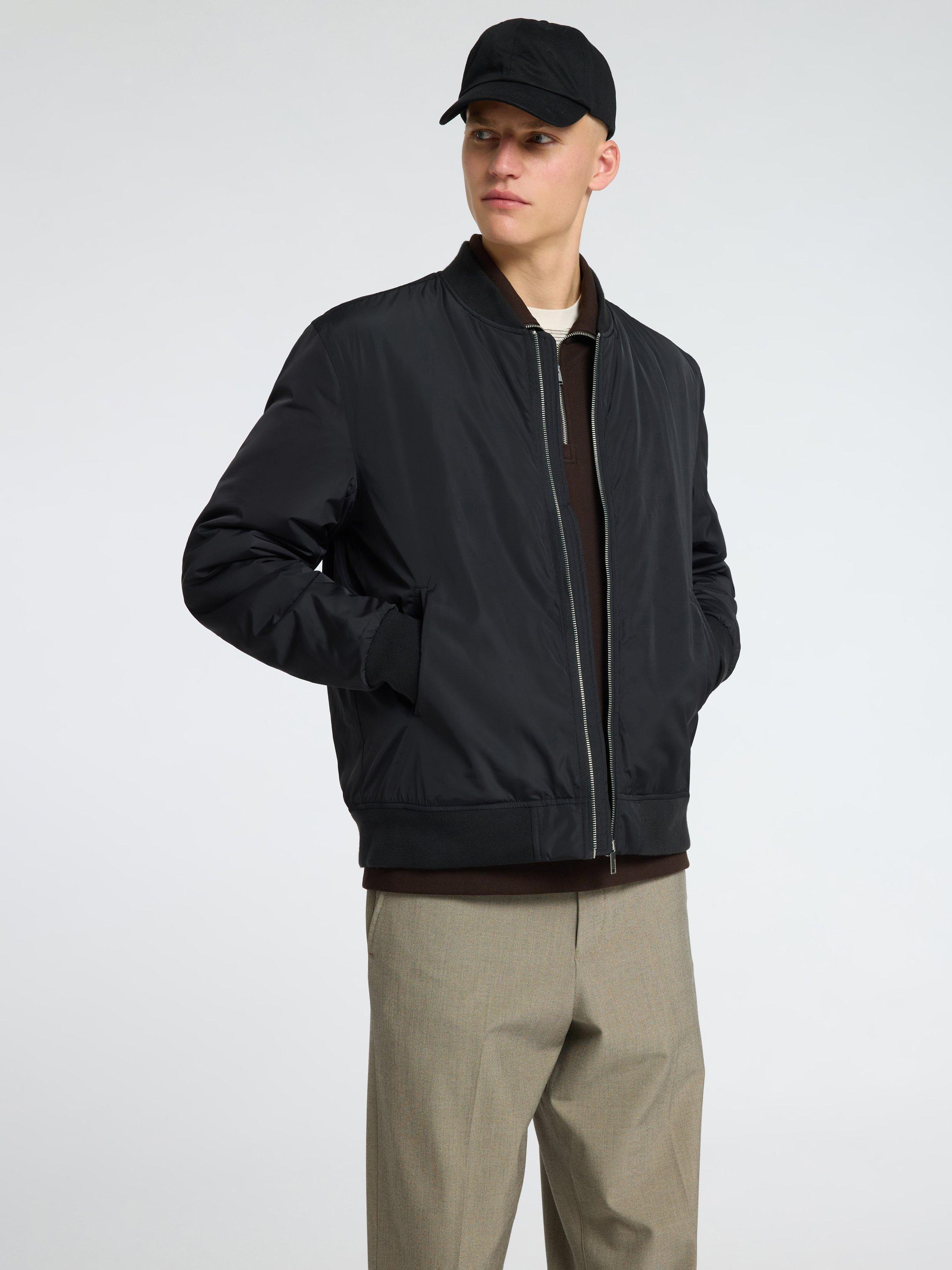 Product image 3 of 6, which shows SELECTED HOMME Bomber Jacket, Black, L