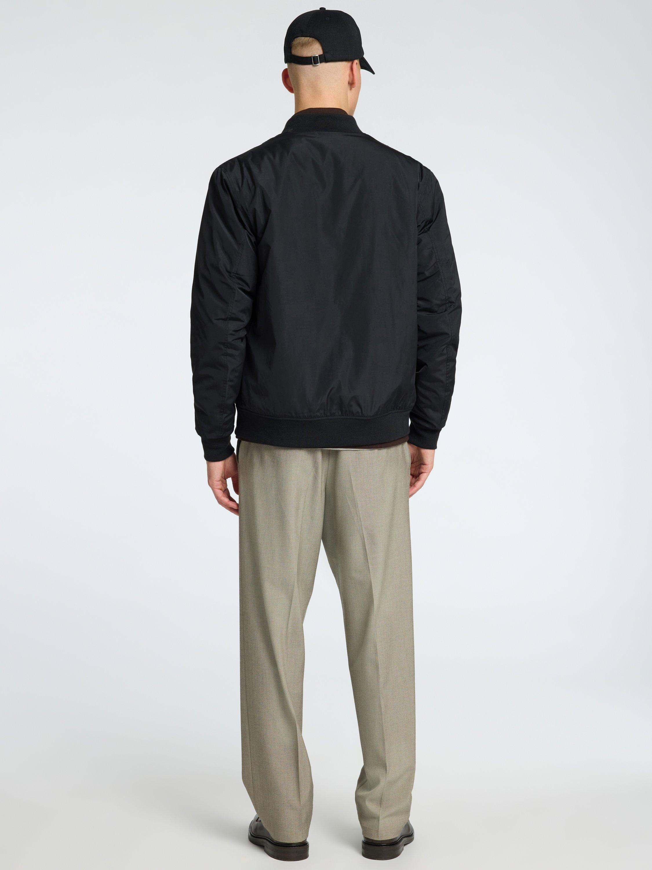 Product image 5 of 6, which shows SELECTED HOMME Bomber Jacket, Black, L