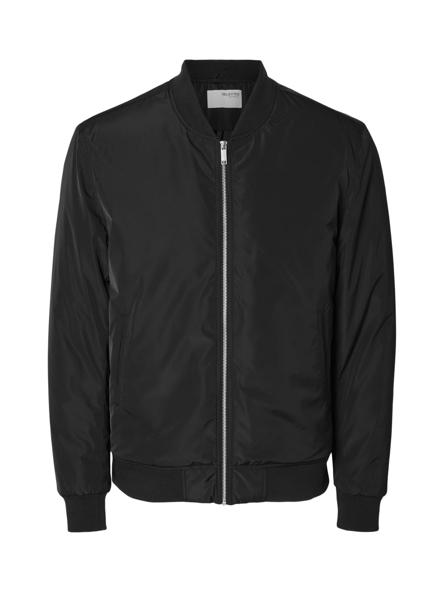 Product image 6 of 6, which shows SELECTED HOMME Bomber Jacket, Black, L