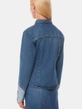 Whistles Patchwork Denim Shirt, Blue