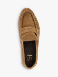 Dune London Gemi Suede Loafers, Taupe