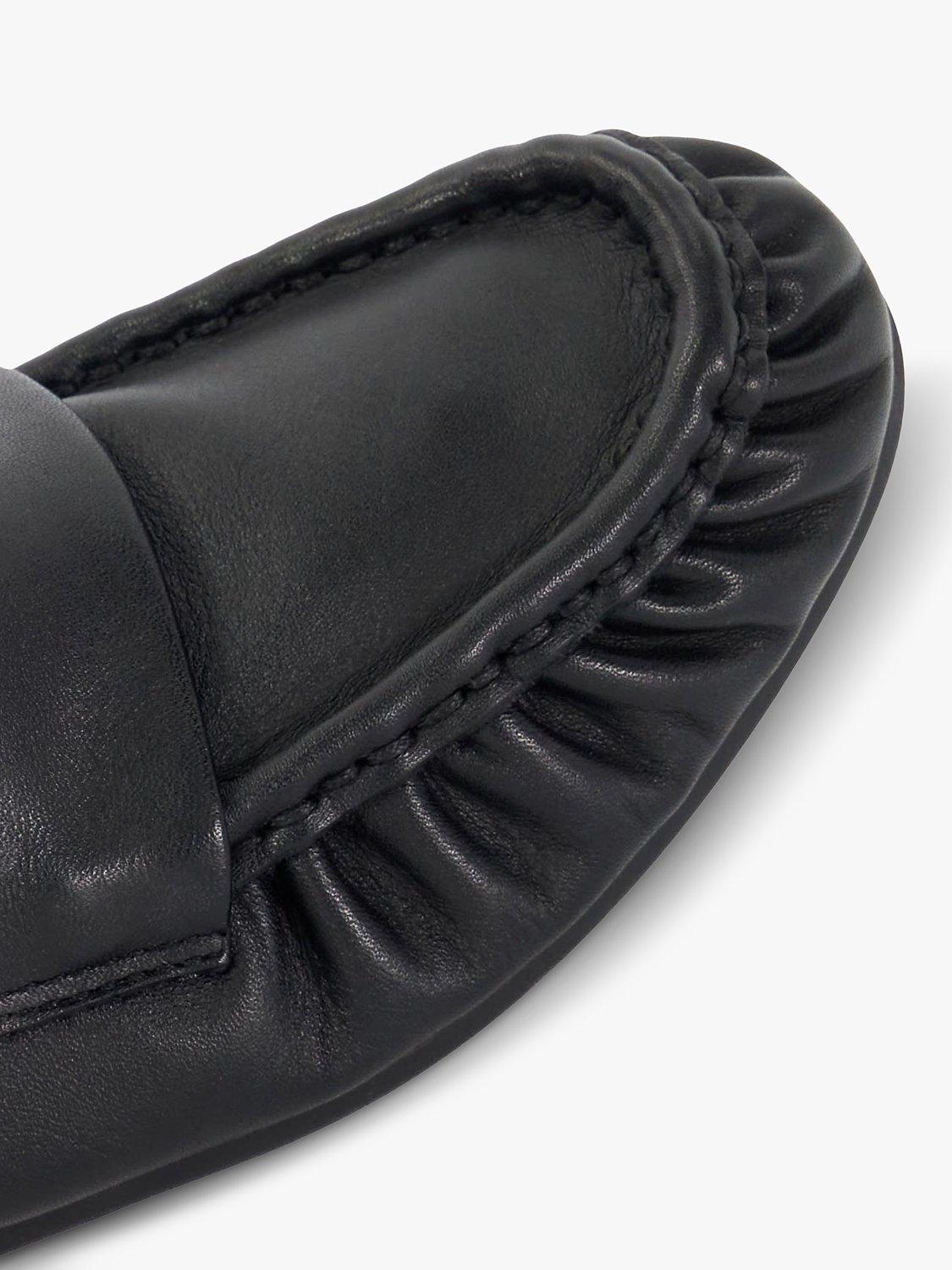 Product image 5 of 6, which shows Dune London Gemi Leather Loafers, Black, EU36