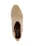 Dune London Paicing Wide Fit Suede Ankle Boots, Taupe