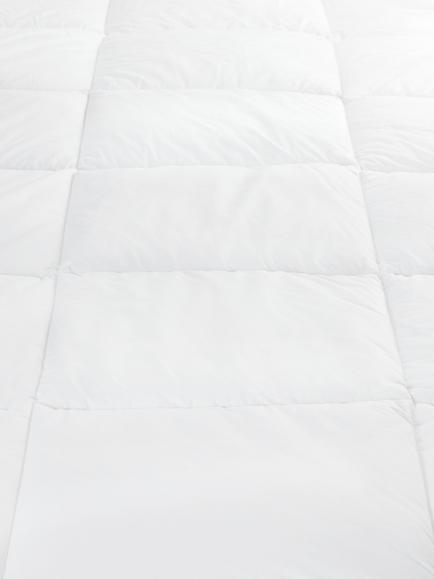 John Lewis Clusterfibre Single Layer Mattress Topper - view 2, White