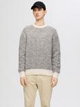 SELECTED HOMME Harry Knitted Crew Neck Jumper, Tofu