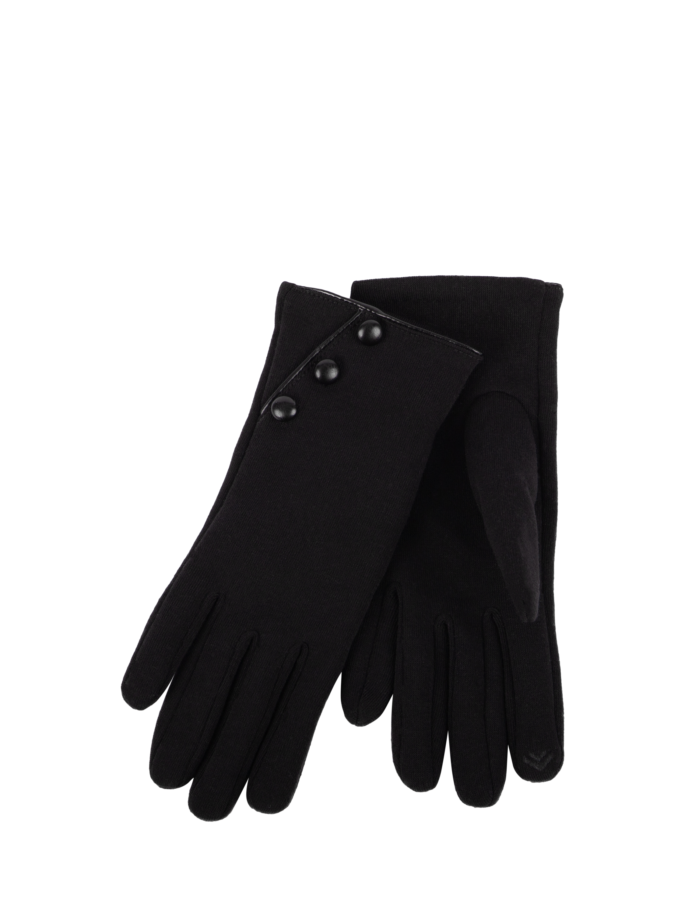 Product image 1 of 2, which shows totes Thermal SmarTouch Button Pipe Gloves, Black, One Size