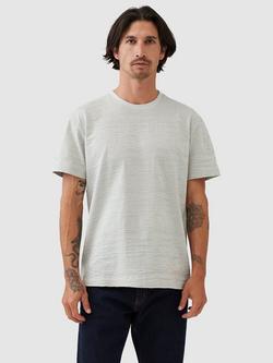 Rodd & Gunn Leith Valley Cotton Slim Fit Abstract T-Shirt, Stone