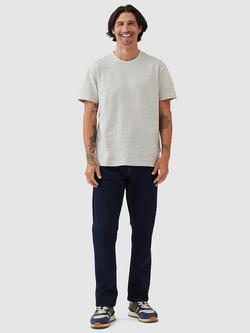 Rodd & Gunn Leith Valley Cotton Slim Fit Abstract T-Shirt - view 2, Stone