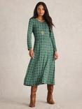 White Stuff Madeline Dress, Teal/Multi