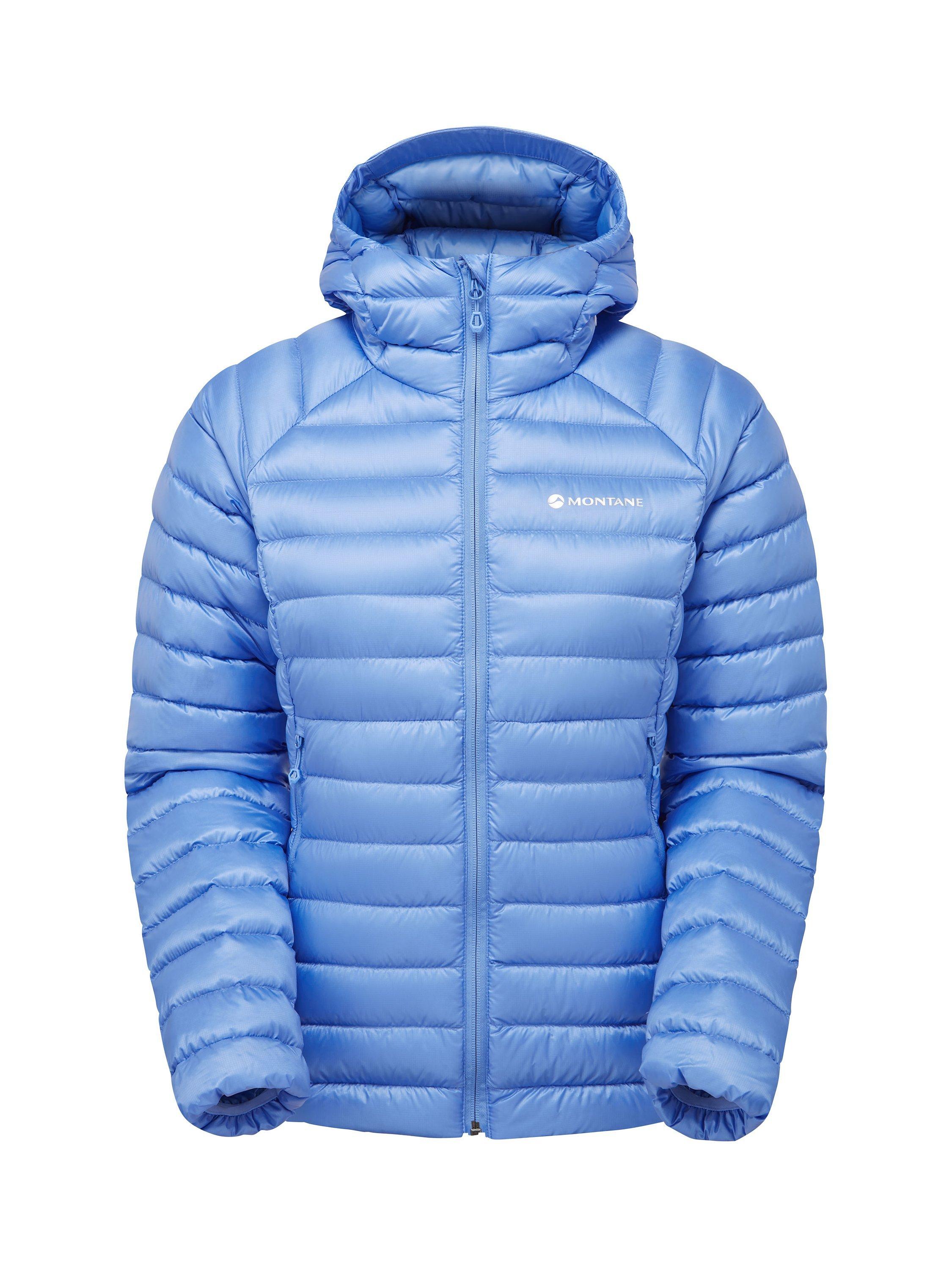 Product image 3 of 9, which shows Montane Anti-Freeze Women's Recycled Packable Down Jacket, Cornflower, 8