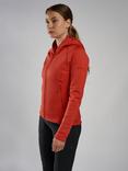 Montane Fury Full Zip Fleece Hoodie, Saffron Red