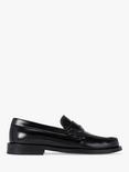 KG Kurt Geiger Luis Leather Penny Loafers, Black