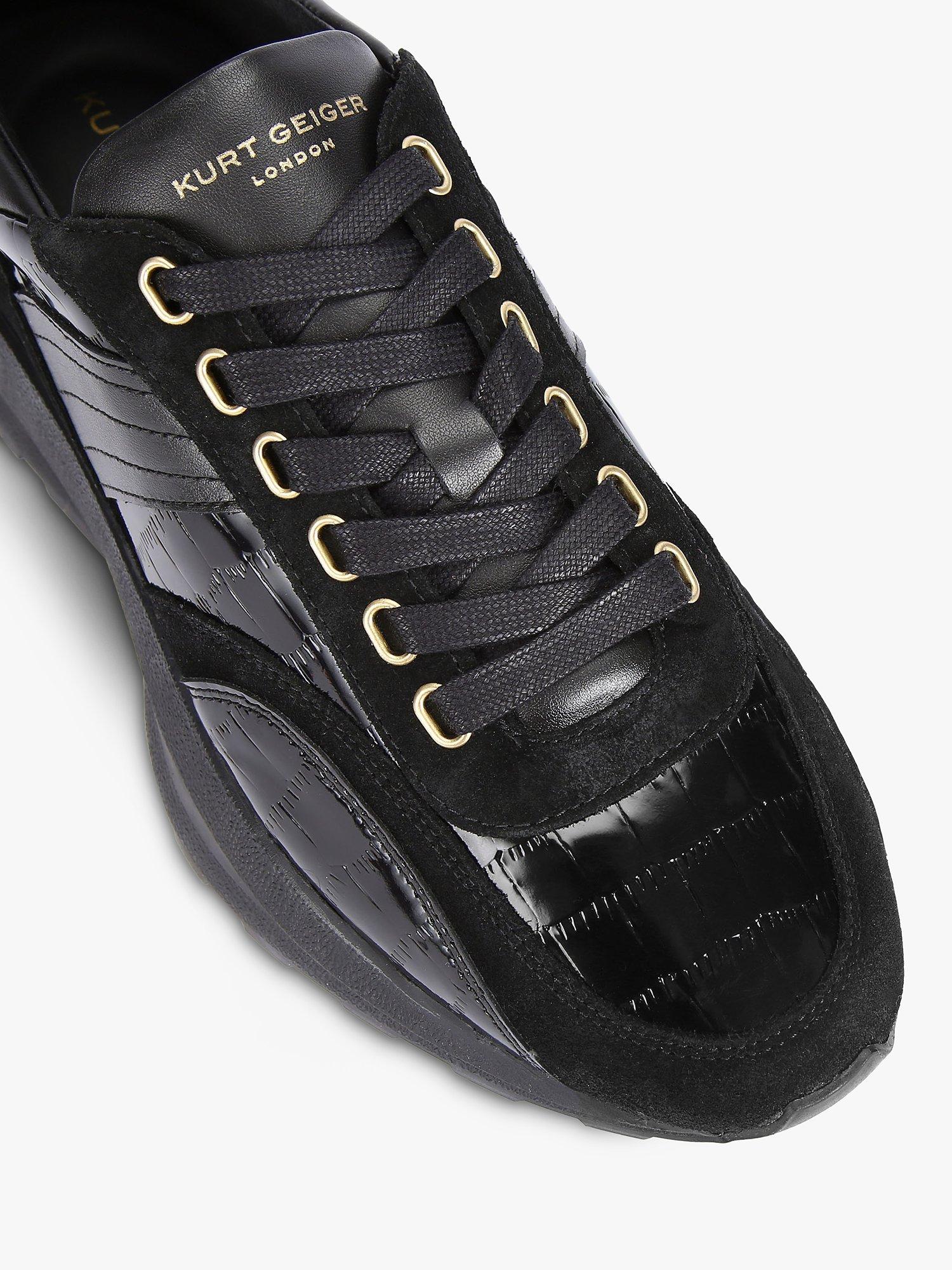 Product image 5 of 5, which shows KG Kurt Geiger Gaspar Trainers, Black, 6