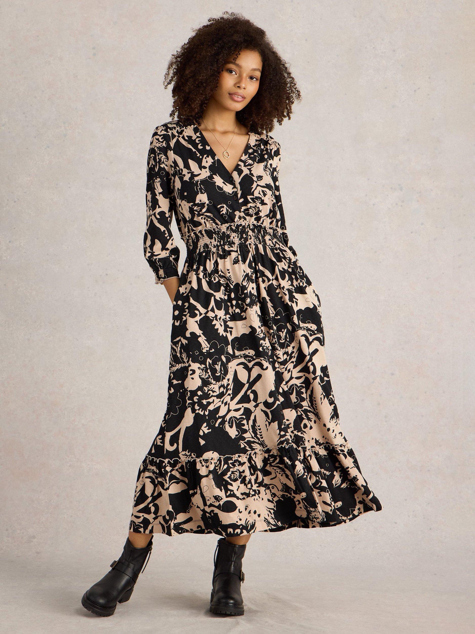 Women's a line midi dress sales