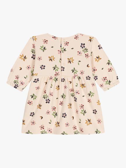 Petit Bateau Baby Tube Knit Dress, Avalanche/Multi - view 2, Avalanche/Multi