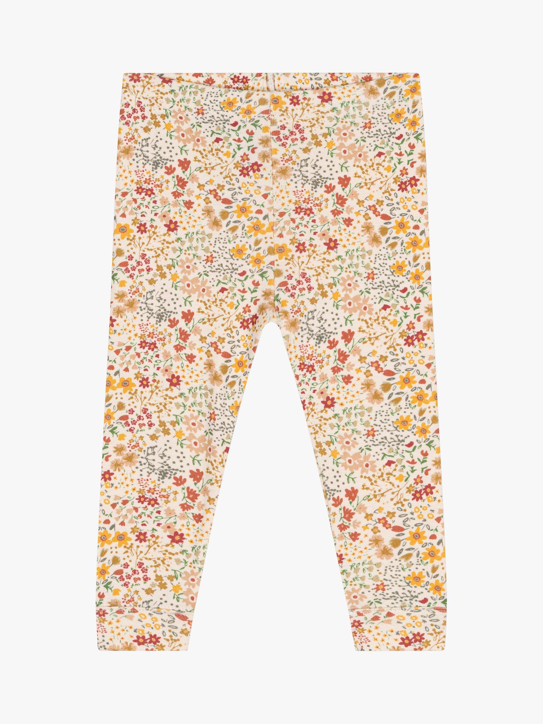 Product image 1 of 3, which shows Petit Bateau Baby Leggings, Avalanche/Multi, 3 months