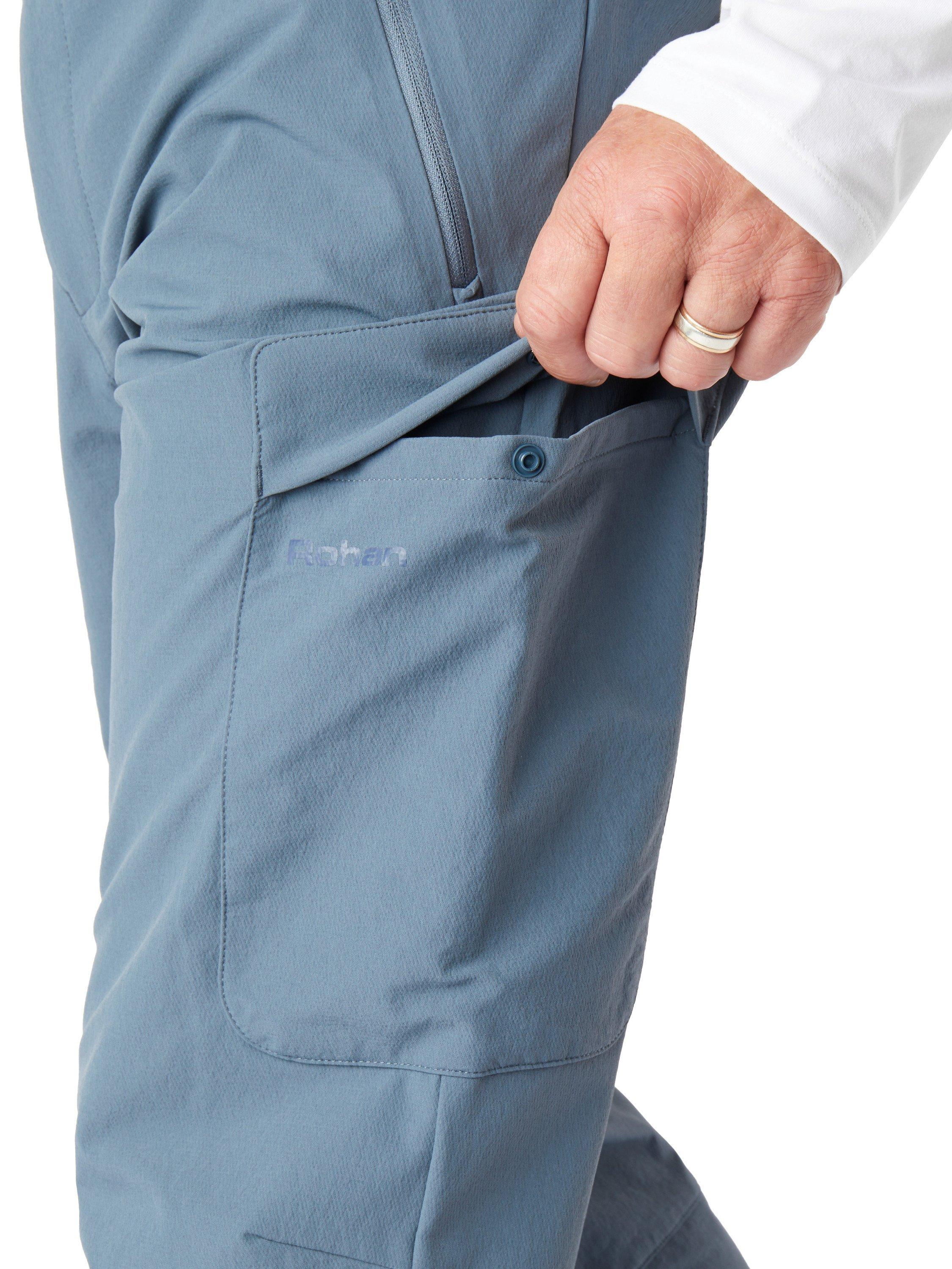 Product image 5 of 5, which shows Rohan Glen Cargo Trousers, Slate Grey, 32R