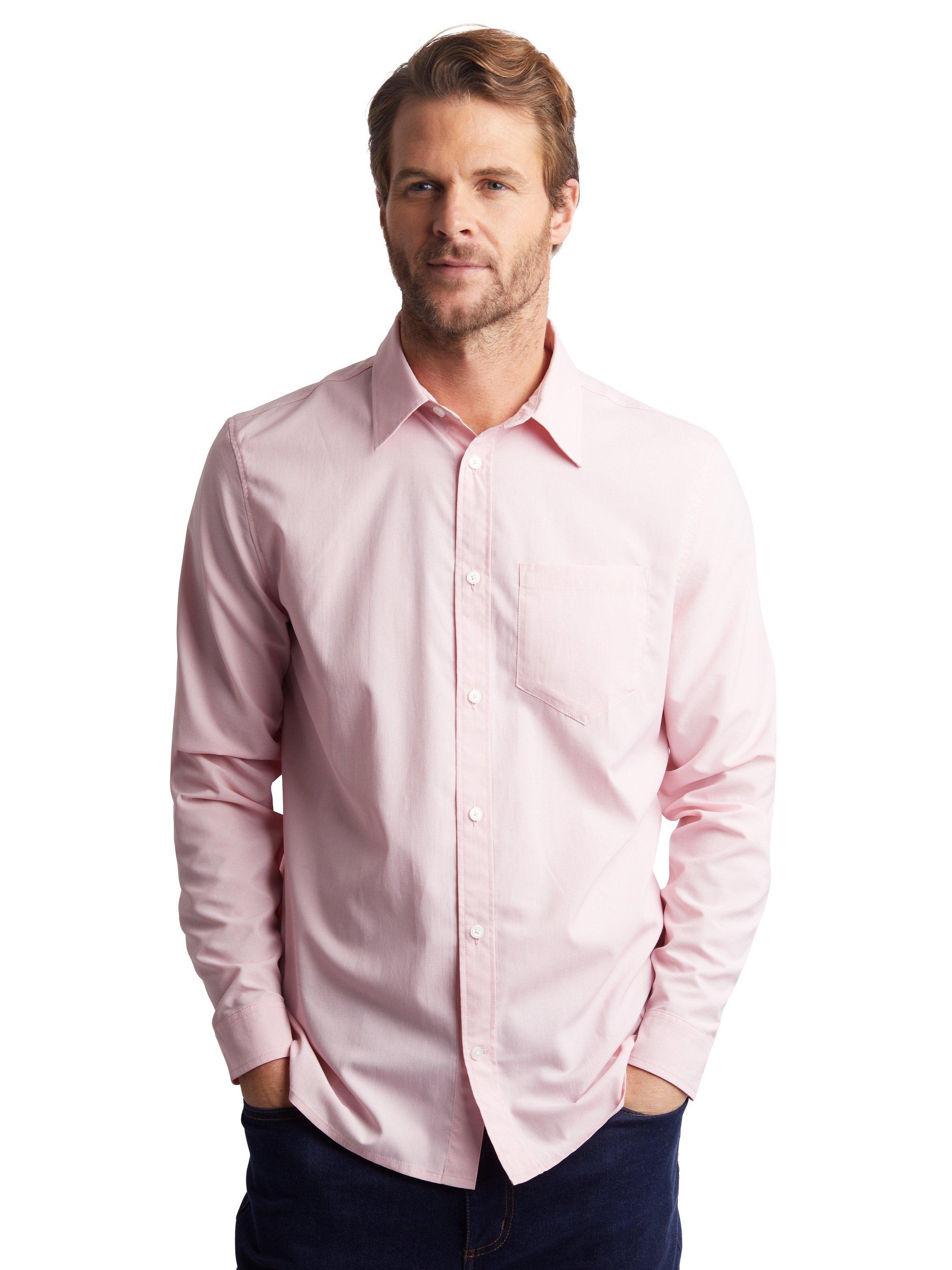 Rohan Men s Finchley Sports Shirt Light Pink Oxford