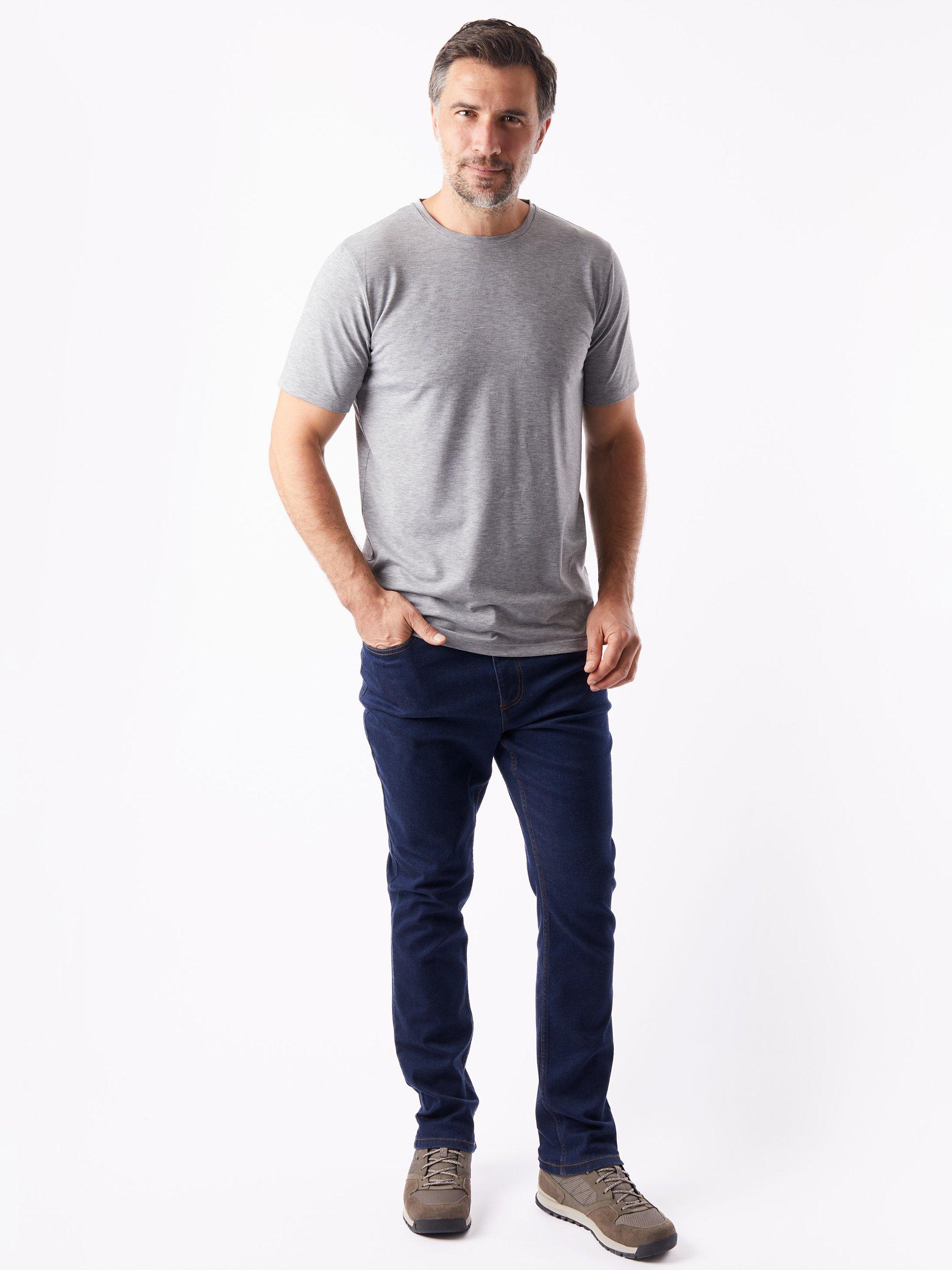 Product image 4 of 4, which shows Rohan Men's Flex Tapered Jeans, Dark Denim, 32L