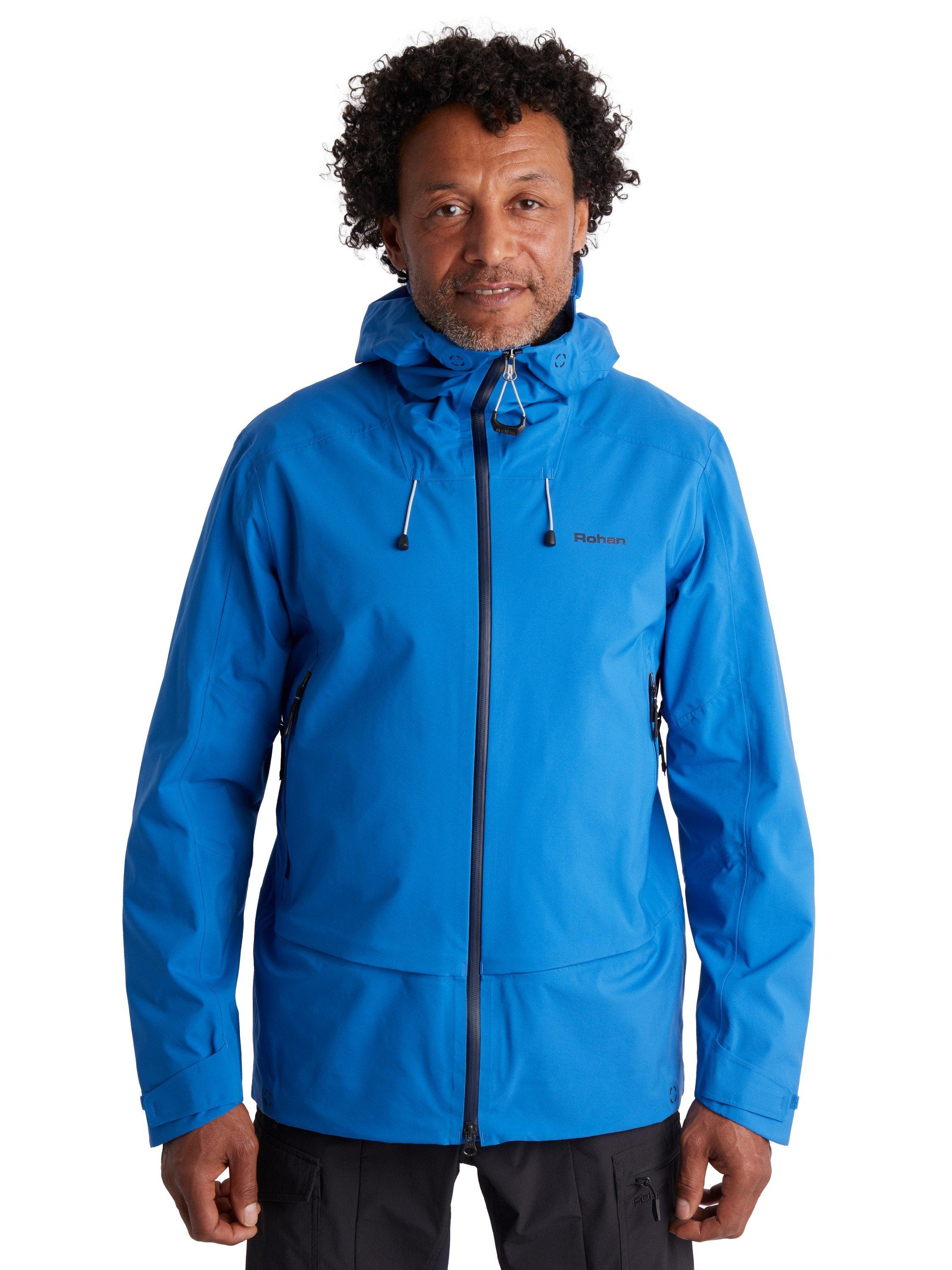 Product image 1 of 7, which shows Rohan Men's Ventus Waterproof Jacket, Electric Blue, S