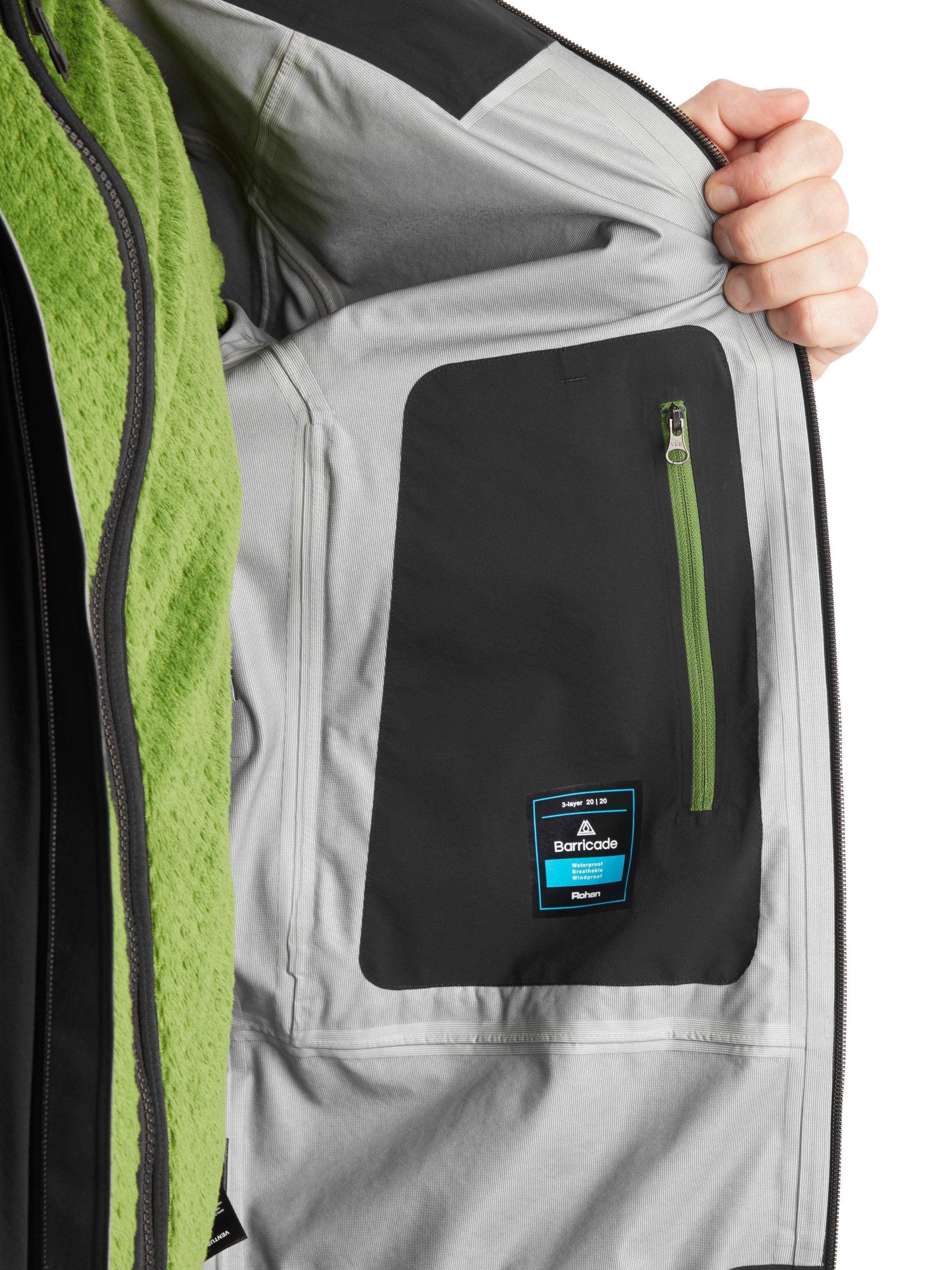Product image 8 of 9, which shows Rohan Men's Ventus Waterproof Jacket, Black, S
