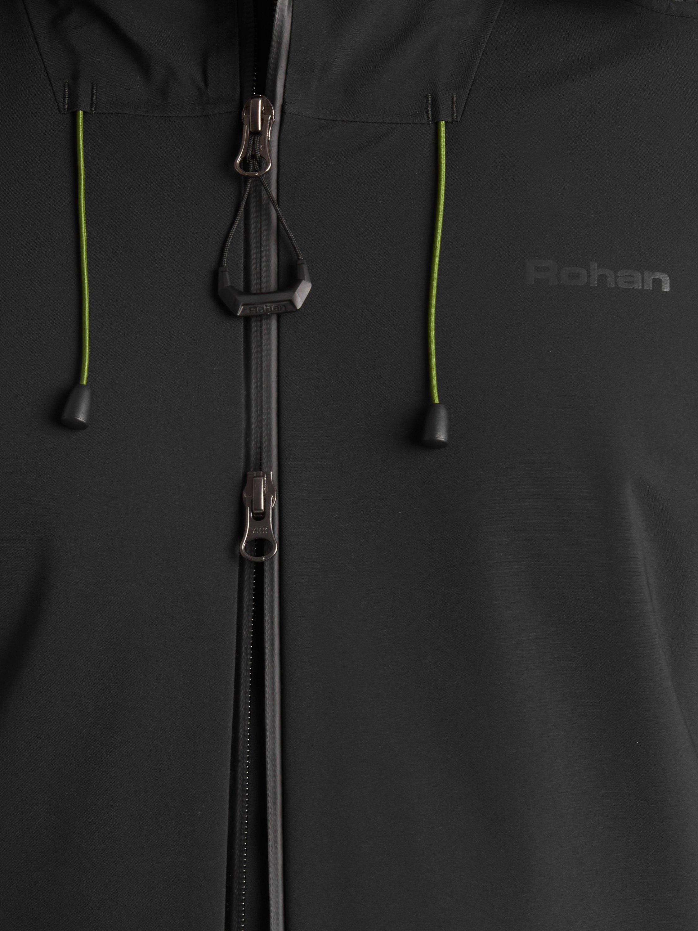 Product image 9 of 9, which shows Rohan Men's Ventus Waterproof Jacket, Black, S