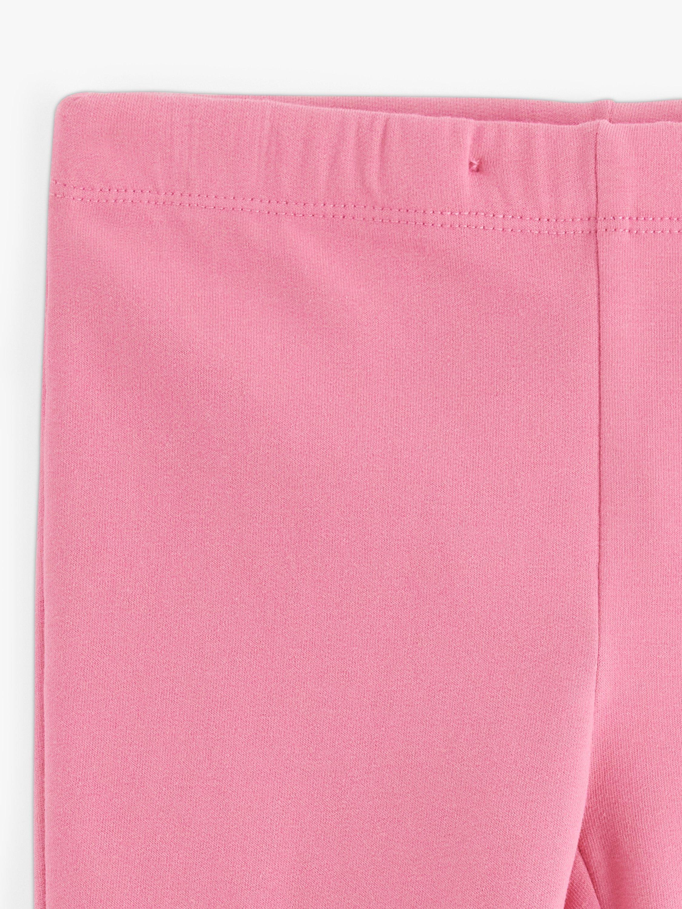 Product image 3 of 3, which shows Lindex Kids' Brushed Flared Leggings, Pink, 2-3 years