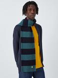 Armor Lux Heritage Wool Stripe Scarf, Storm Navire