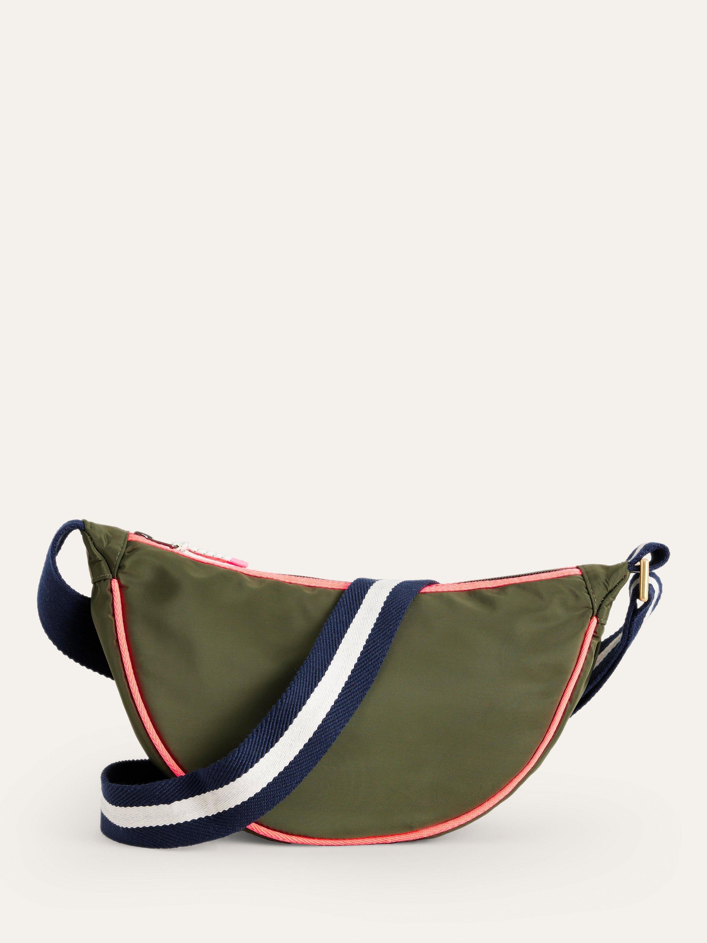 Product image 1 of 2, which shows Boden Crescent Crossbody Bag, Khaki