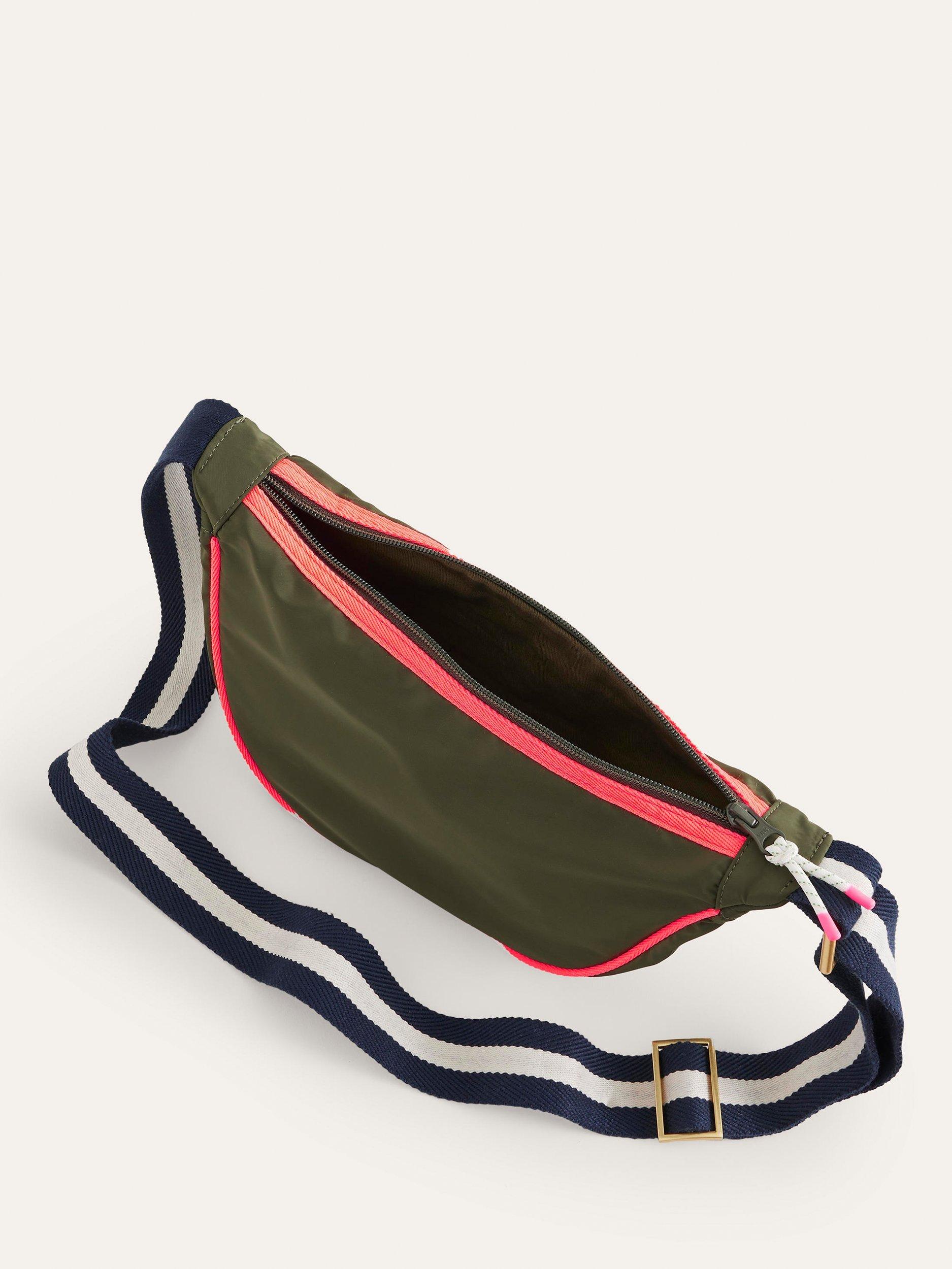 Product image 2 of 2, which shows Boden Crescent Crossbody Bag, Khaki