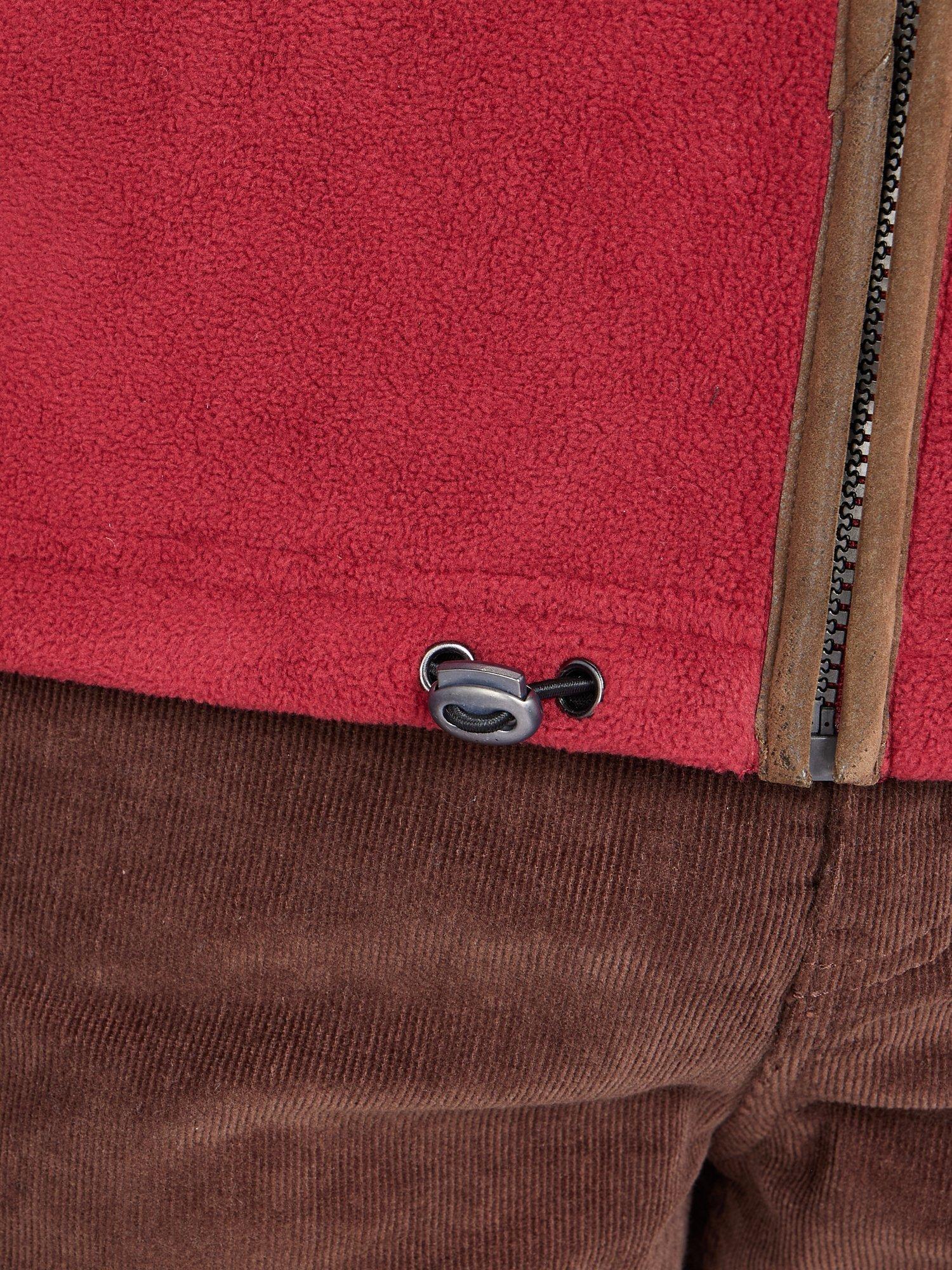 Product image 8 of 9, which shows Raging Bull Fleece Gilet, Burgundy, S