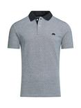 Raging Bull Jaquard Pique Polo Shirt, Grey/Black