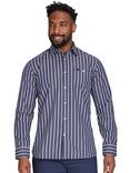 Raging Bull Stripe Shirt, Navy