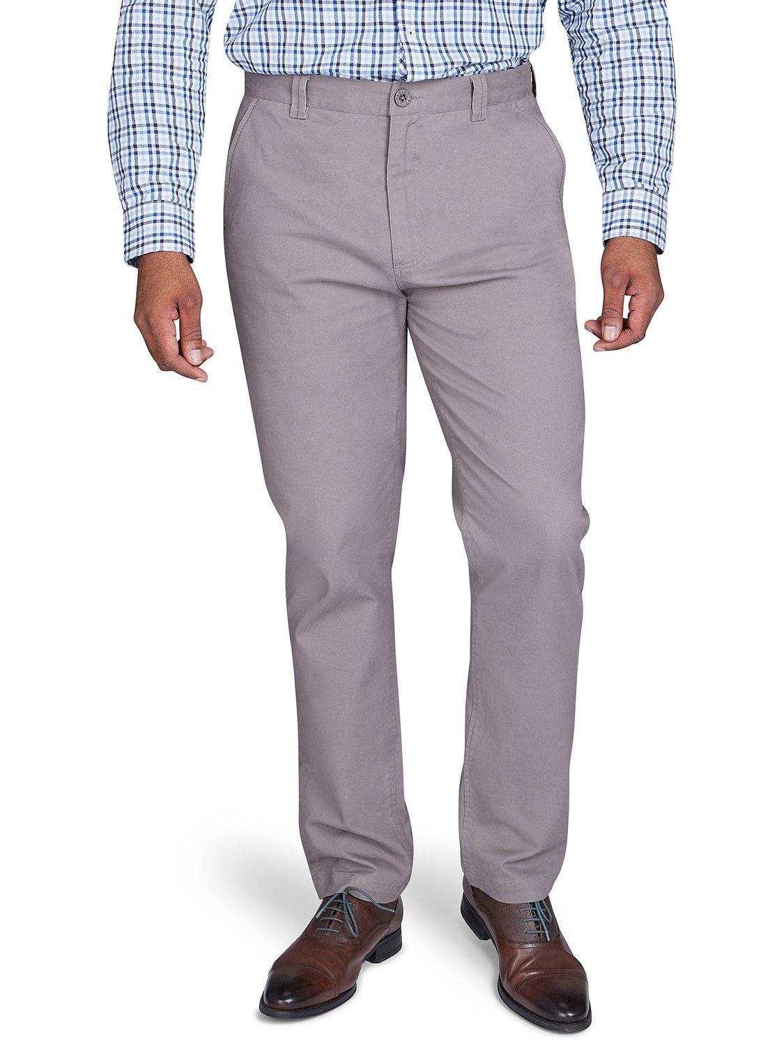 Product image 1 of 3, which shows Raging Bull Tapered Cotton Chinos, Charcoal, 30S