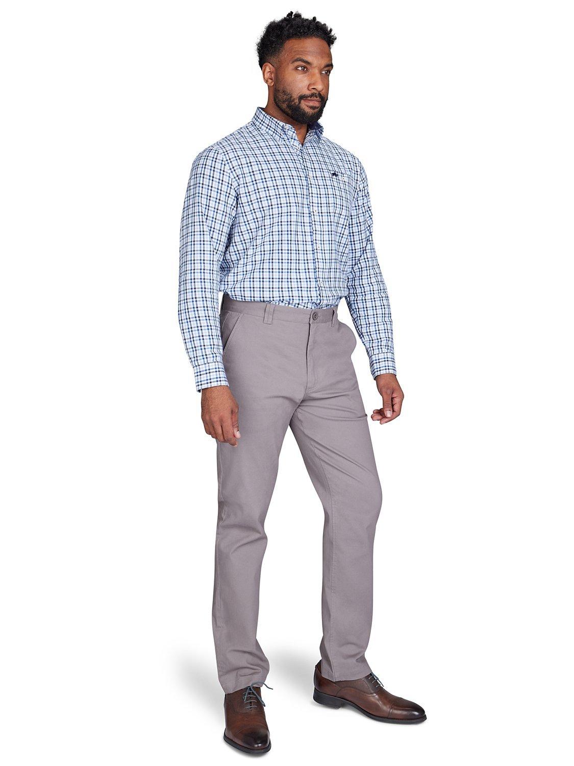 Product image 3 of 3, which shows Raging Bull Tapered Cotton Chinos, Charcoal, 30S