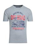 Raging Bull Off Road T-Shirt, Grey Marl