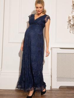 Tiffany Rose Eden Lace Maternity Dress, Navy, Navy