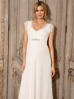 Tiffany Rose Kristin Materntiy Wedding Dress, Ivory/White - view 2, Ivory/White
